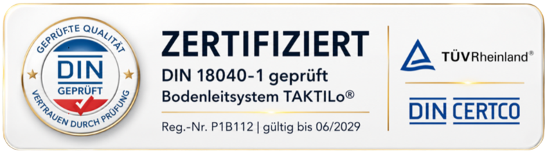 Geprüft nach DIN 18040-1